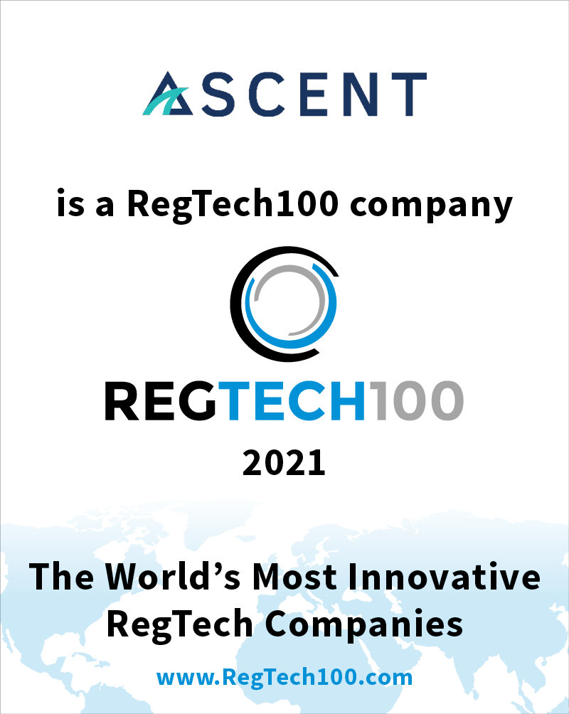 Ascent's RegTech 100 Badge