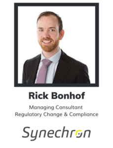 Rick Bonhof. Managing Consultant, Synechron
