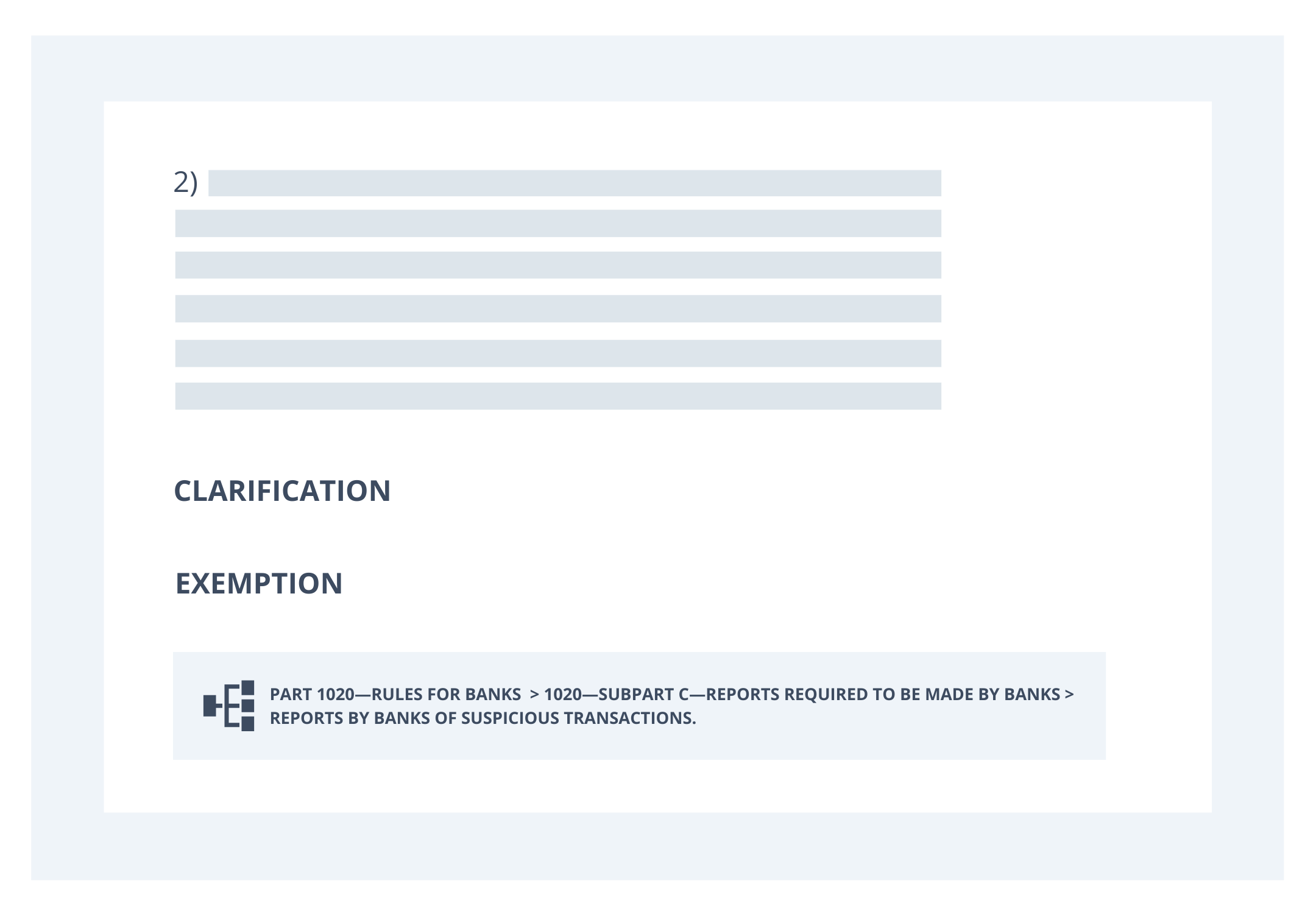 regulatory requirements clarifications and exemptions